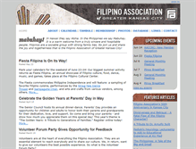 Tablet Screenshot of filipino-association.org